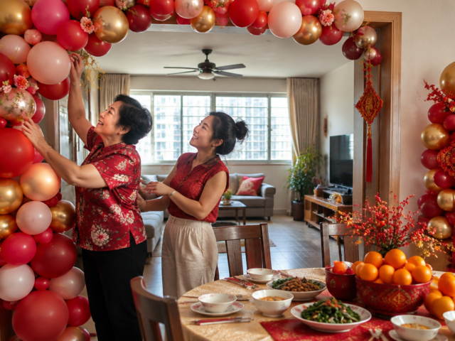 Chinese New Year Balloon Decor Ideas for Singapore